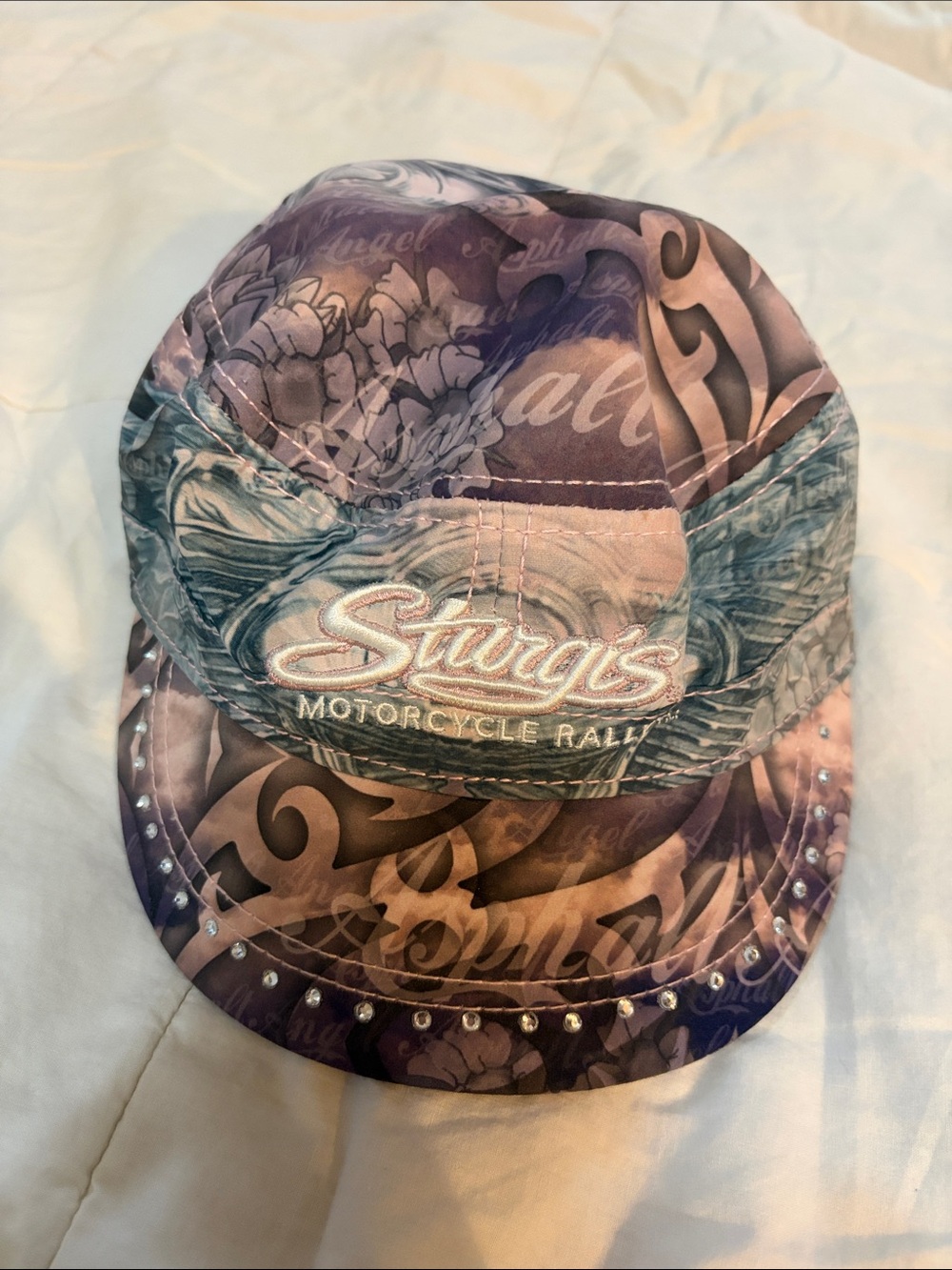 Hot Leathers Women's Sturgis Motorcyle Rally Painters Hat/Cap